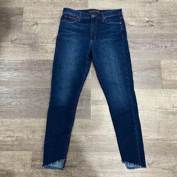 Joe’s High Rise Skinny Ankle Frayed Hem Jeans - Picture 1 of 3